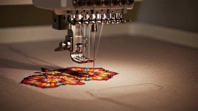 Industrial Sequin Embroidery Machine with Automated Device